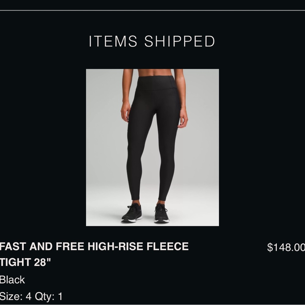 LULULEMON FLEECE winter leggings